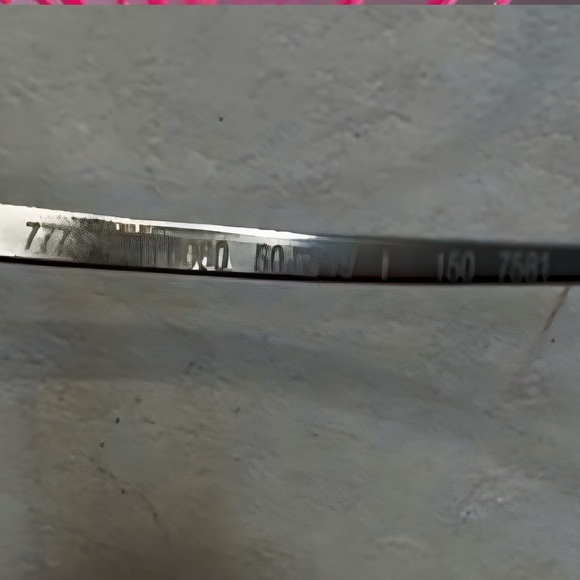 Titanium Rimless Silver and Black Frames - Picture 11 of 13